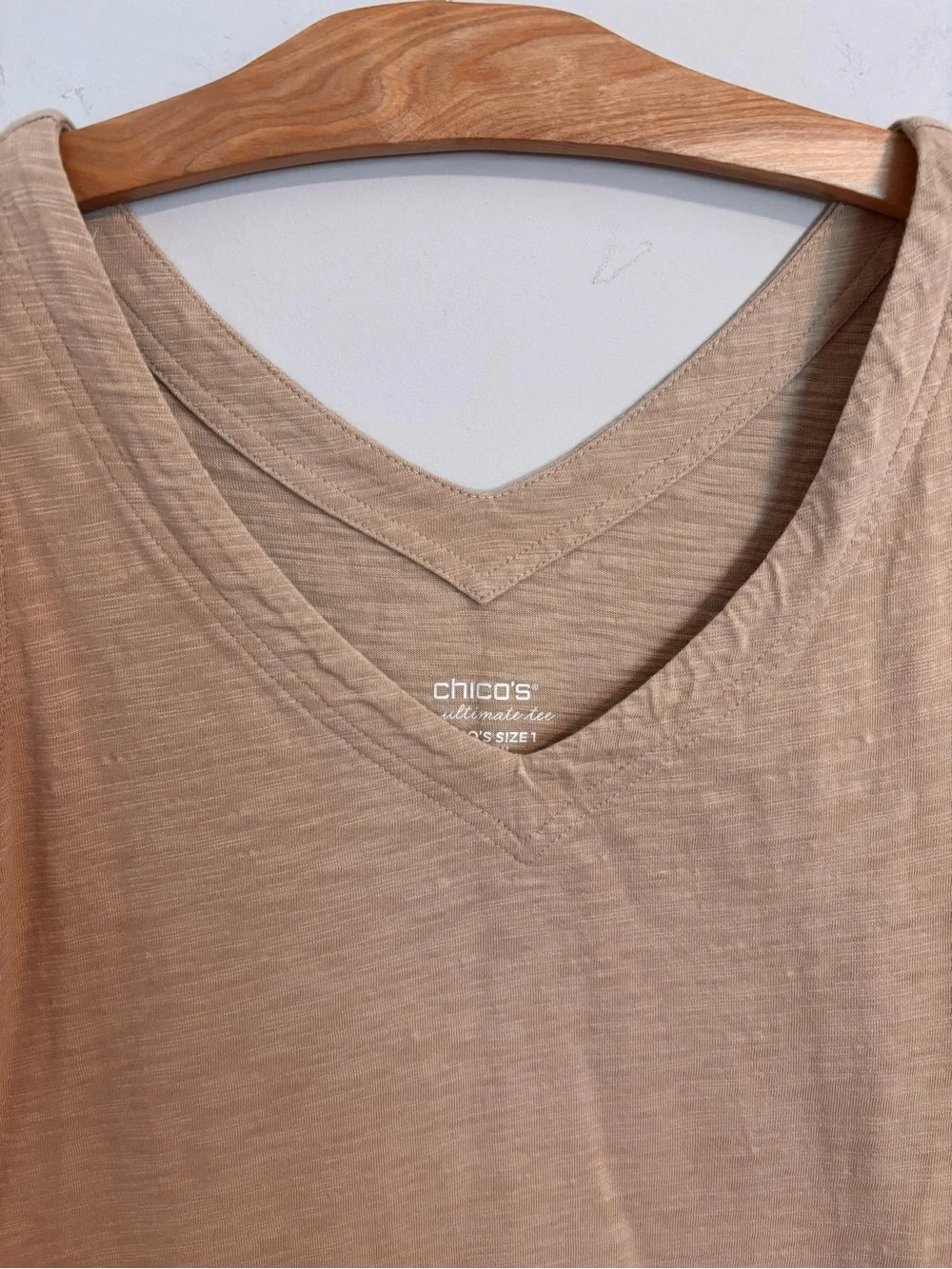 Chico’s Tan The Ultimate Tee Tank top - Picture 4 of 6